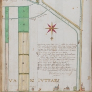 Dit kaartje uit 1961 en is het eerste kaartje met een schets van Nieuwegein als samenvoeging van Jutphaas en Vreeswijk van de Commissie Doorslag. Dit bevindt zich in Het Utrechts Archief.